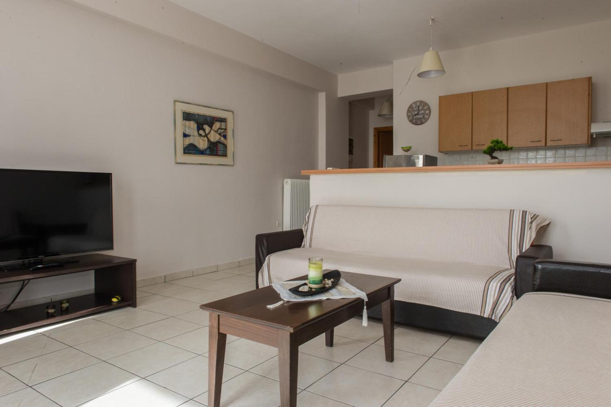 Kamari Blue Apartments 卡拉马塔 外观 照片
