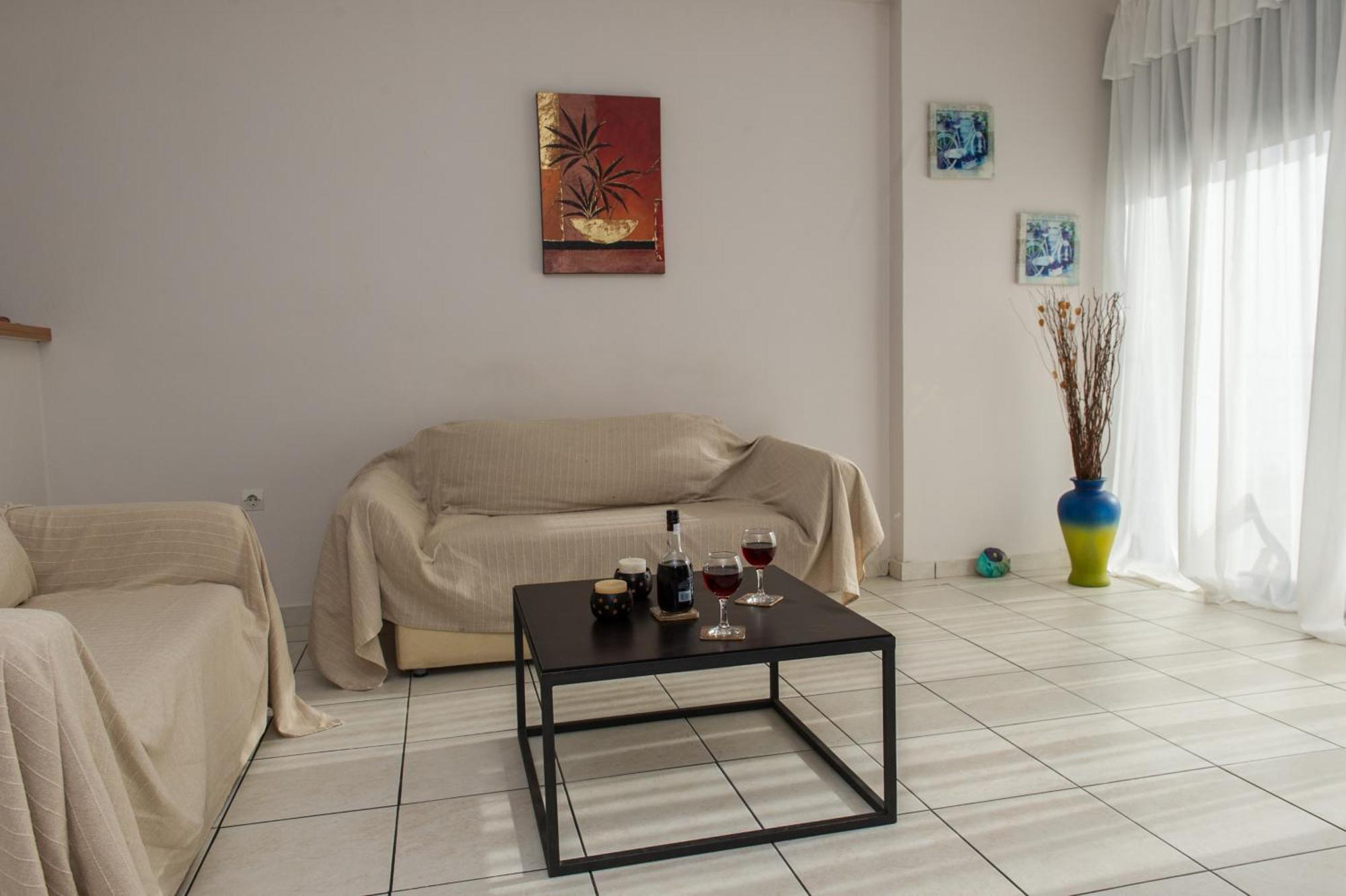 Kamari Blue Apartments 卡拉马塔 外观 照片